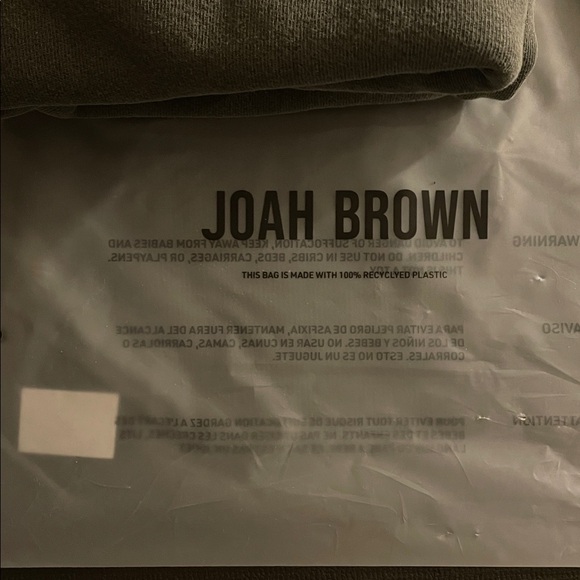 Joah Brown Off-Shoulder green Sweatshirt size small athleisure - Picture 7 of 13